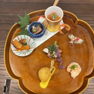 1番高いコースの前菜