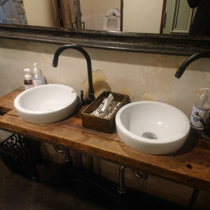 トイレ前にはオシャレな洗面が2つあります！|638749さんのJAM ORCHESTRA（ジャムオーケストラ）の写真(1621230)