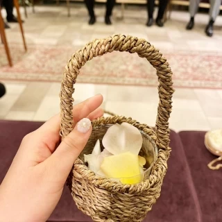 生花のフラワーシャワー