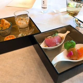 オードブルの試食