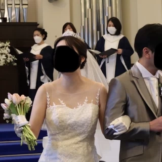 挙式退場