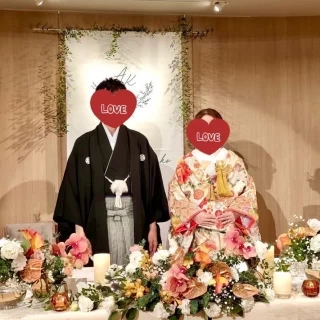 和装でお色直し