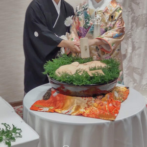 塩釜焼|639044さんの大國魂神社 結婚式場の写真(2282074)