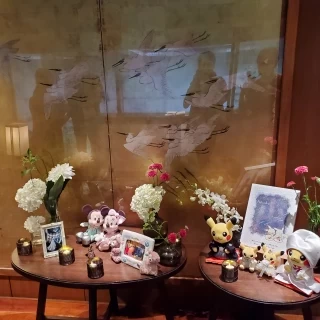 披露宴会場の入口です。
