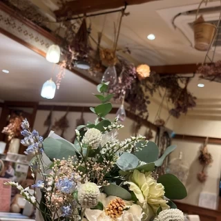 下見でいただいたお花