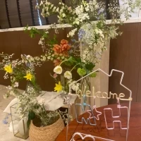 高砂側のサイドテーブル