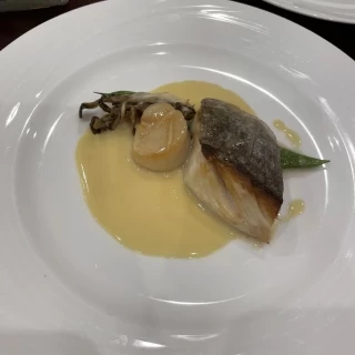 魚料理です。