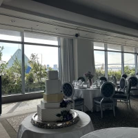 会場からの景色