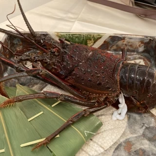 メニューの一部の伊勢海老です。