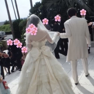 たくさんのゲストに迎えられながら。