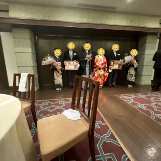 披露宴終盤こちらで両家の締めのご挨拶がありました