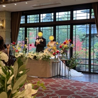 新郎新婦様の登場！
