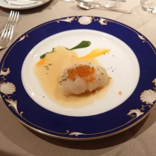 コース料理！お魚のメイン