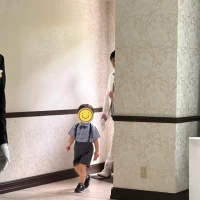 お色直し後ガーデンからこちらを通って高砂へ！