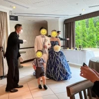 お色直し後入場というよりは登場！されてました