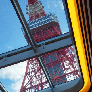 挙式会場から東京タワーがみえます