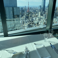 窓から東京タワーが見えます