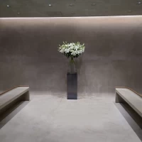 シンプルな会場