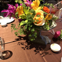 ゲストテーブル装花