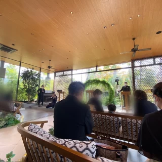 挙式会場の全体