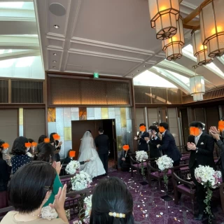 フラワーシャワー後