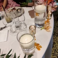 キャンドルを使ったコーディネート