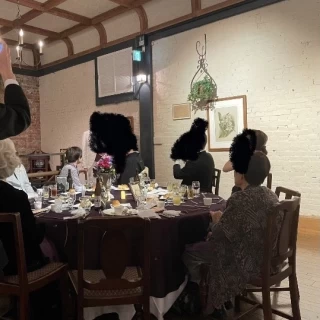 披露宴のようす