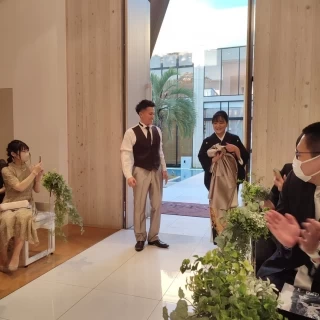 チャペル入場時