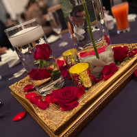テーブル上装花