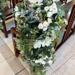 造花ですが気にならなかったです