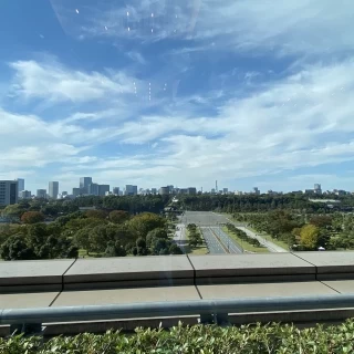 披露宴会場からみた外の景色です。