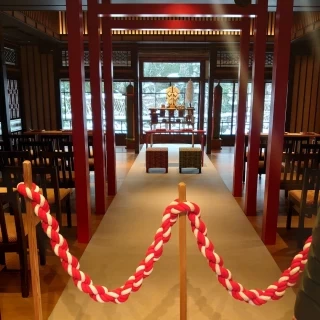 神前式の会場です。