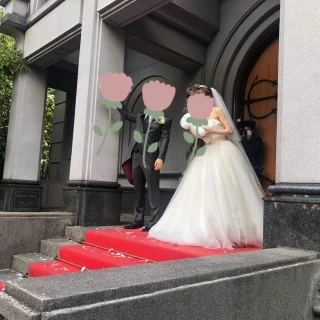 ブーケトスの瞬間