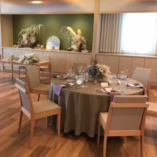 2階の披露宴会場の雰囲気です