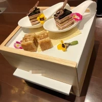 デザートの試食。とても美味しかったです！
