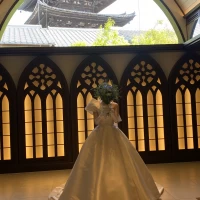 チャペルでの記念撮影