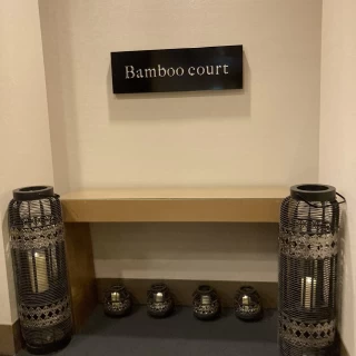 披露宴会場前