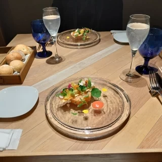 シェフから自家製パンのプレゼント