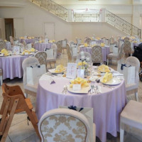 ラプンツェルを表現した披露宴会場