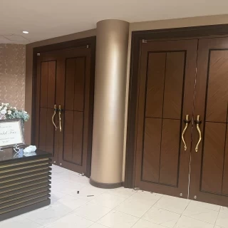 披露宴会場前