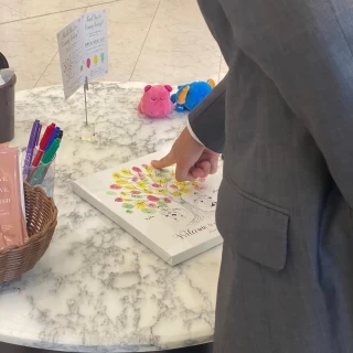結婚承認の指スタンプツリー