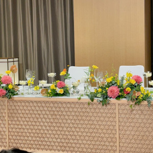 テーブル装花|642369さんのウェスティンホテル横浜の写真(1925925)