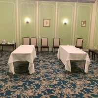 控え室が広いです