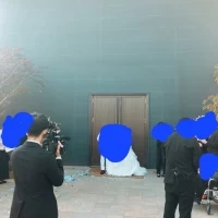 アフターセレモニーは外で出来ます