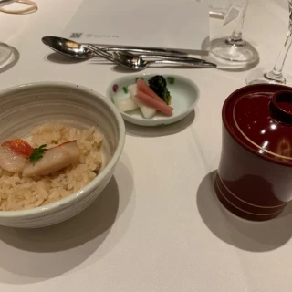 釜からよそってもらって温かみを感じた