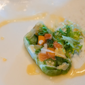 スモークサーモン 帆立貝 季節野菜のテリーヌ|642718さんのLegato(レガート)の写真(1652965)