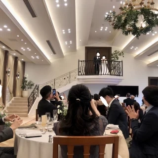 披露宴入場時