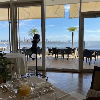 海が綺麗です。