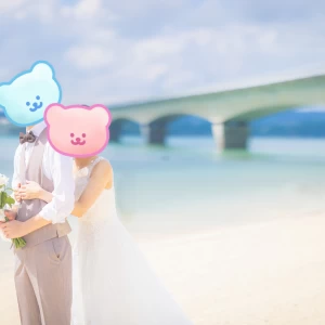 ビーチ撮影時の写真です。|643172さんのひといろの教会(モチーフ ウエディングプランニングアンドイベントデザイン)(ウエディング取扱終了)の写真(1656058)