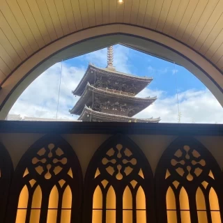 八坂の塔がバッチリ見えます